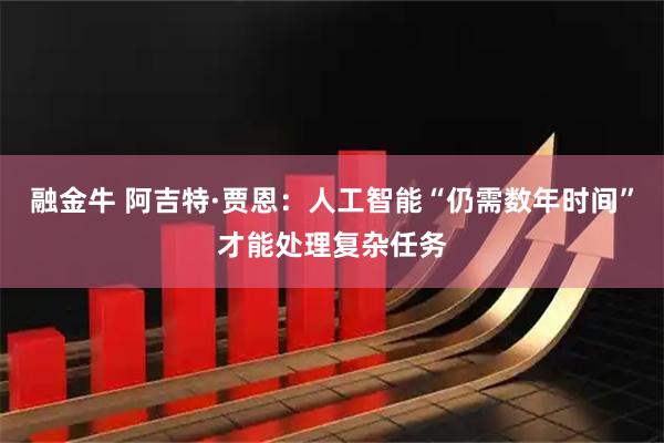 融金牛 阿吉特·贾恩：人工智能“仍需数年时间”才能处理复杂任务